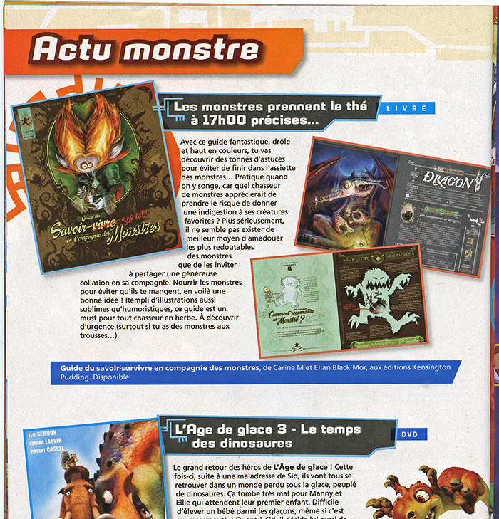 Chasseurs de Monstres n°6 - nov./décembre 2009